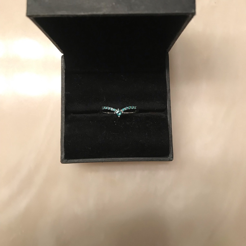 RARE. Natural Indicolite ring!!